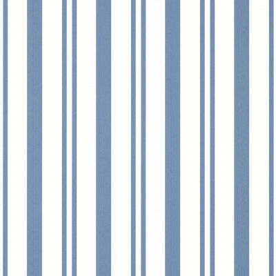 Thibaut Maggie Stripe Wallpaper in Blue